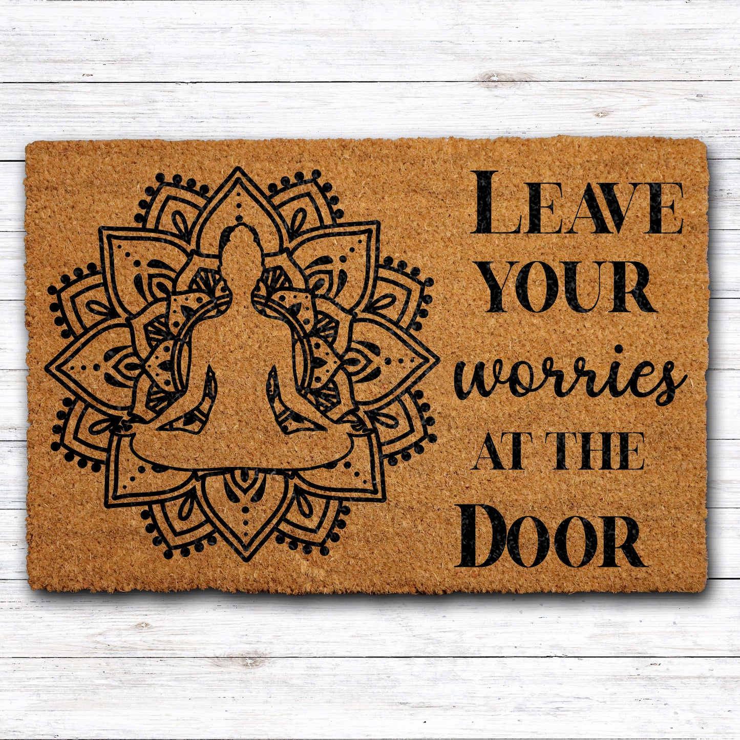 Zen Welcome: Spiritual Doormat for a Peaceful Home Entrance