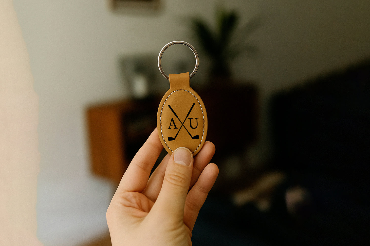 Engraved Basketball Key Tag, Personalized Team Gift - Custom Keychain