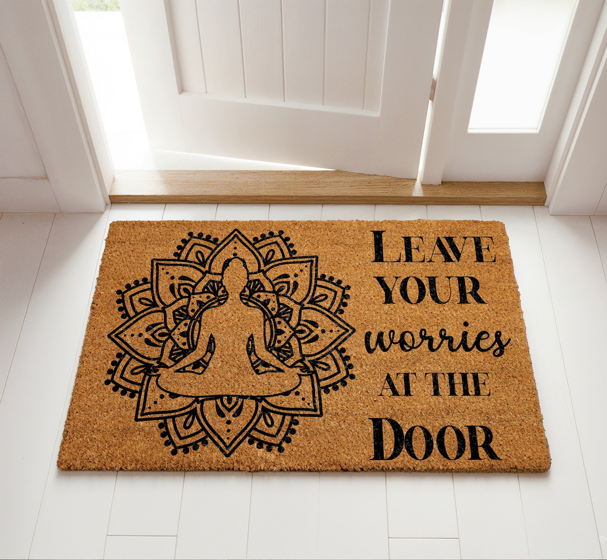 Zen Welcome: Spiritual Doormat for a Peaceful Home Entrance