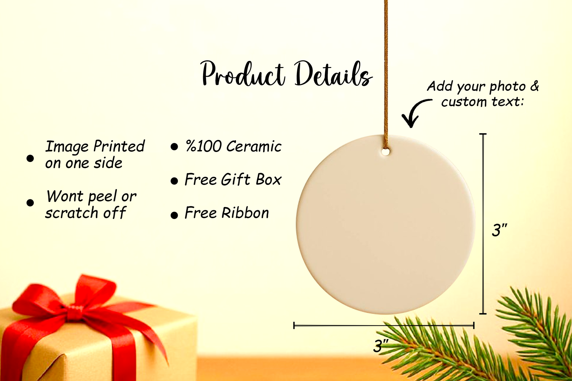 First Christmas Married Ornament, New Home Xmas Keepsake, Custom Decor