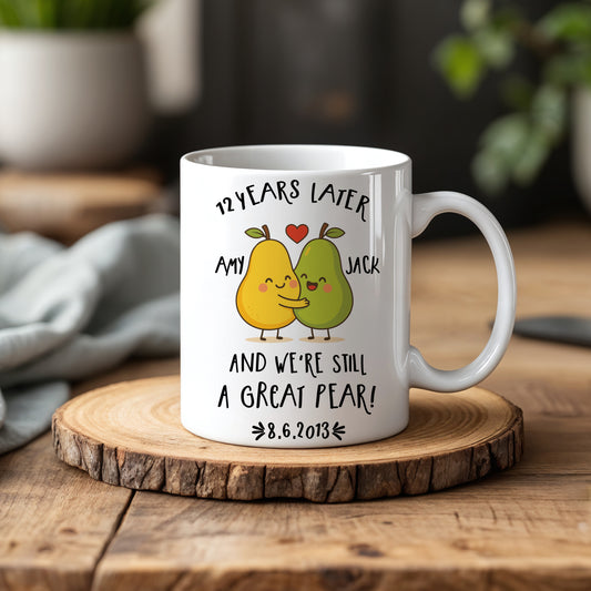 2025 Personalized Couple Mug, Still A Great Pear Tea Cup