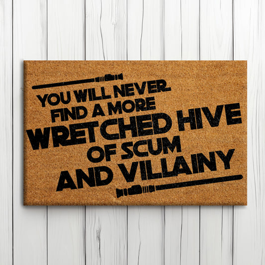 Sci-Fi Fan Rug, Star Wars Doormat, Lightsaber Entryway Mat