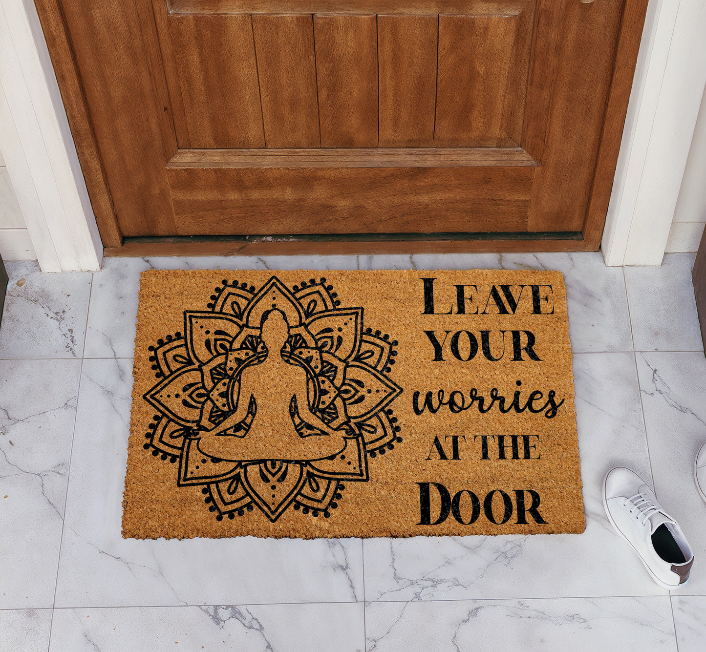 Zen Welcome: Spiritual Doormat for a Peaceful Home Entrance